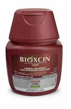 Bioxcin Forte Herbal Shampoo for Hair Loss - 100ml Travel Size